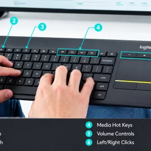 Logitech wireless keyboard mouse k400
