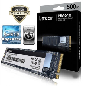 SSD Lexar nvme 500 gb